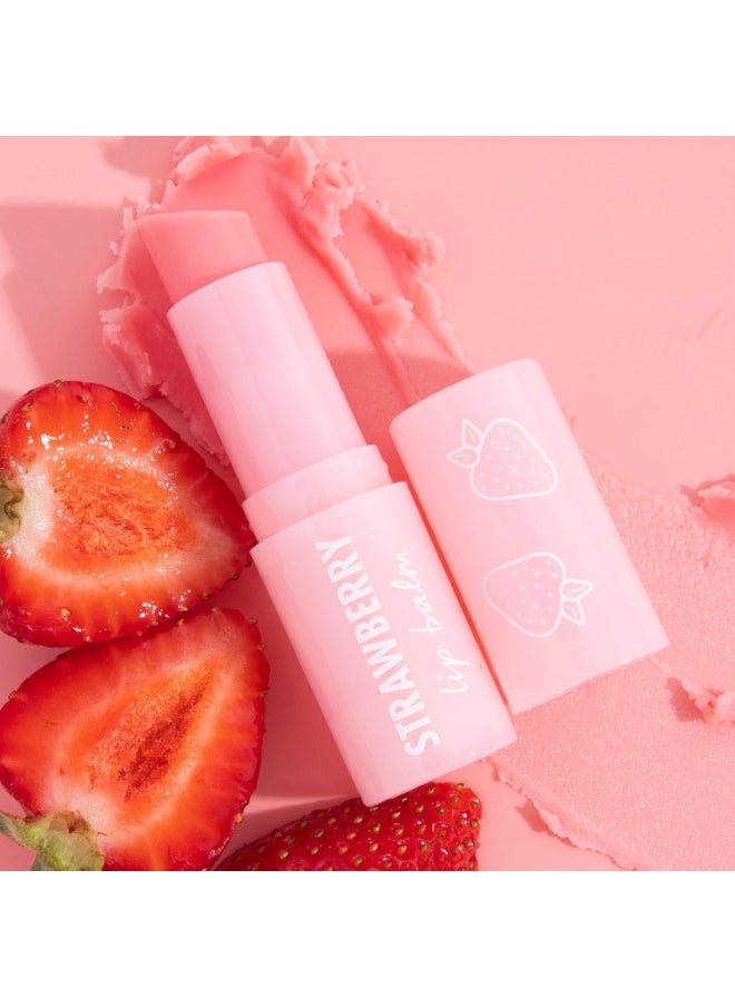 COLOURPOP ColourPop Lip Balm - Hydrating Lip Balm with Shea Butter, Vitamin E & Strawberry Seed Oil - Moisturizing Lip Care to Nourish and Heal Chapped Lips - Strawberry (0.12 oz)  - Image 4