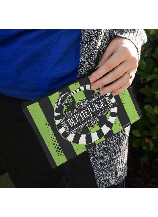GRAPHICS & MORE - Beetlejuice Beetle Worm Makeup Cosmetic Bag Organizer Pouch - Image 1
