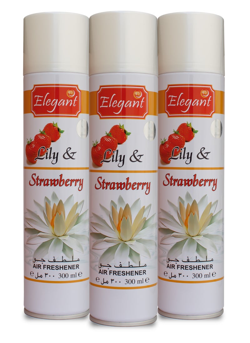 Lily & Strawberry Air Freshener Spray 300ML Pack of 3 - pzsku/ZA0D179901B574D6636F9Z/45/_/1731055423/eb1d91c9-ab94-4247-a39e-b08bf0aece99