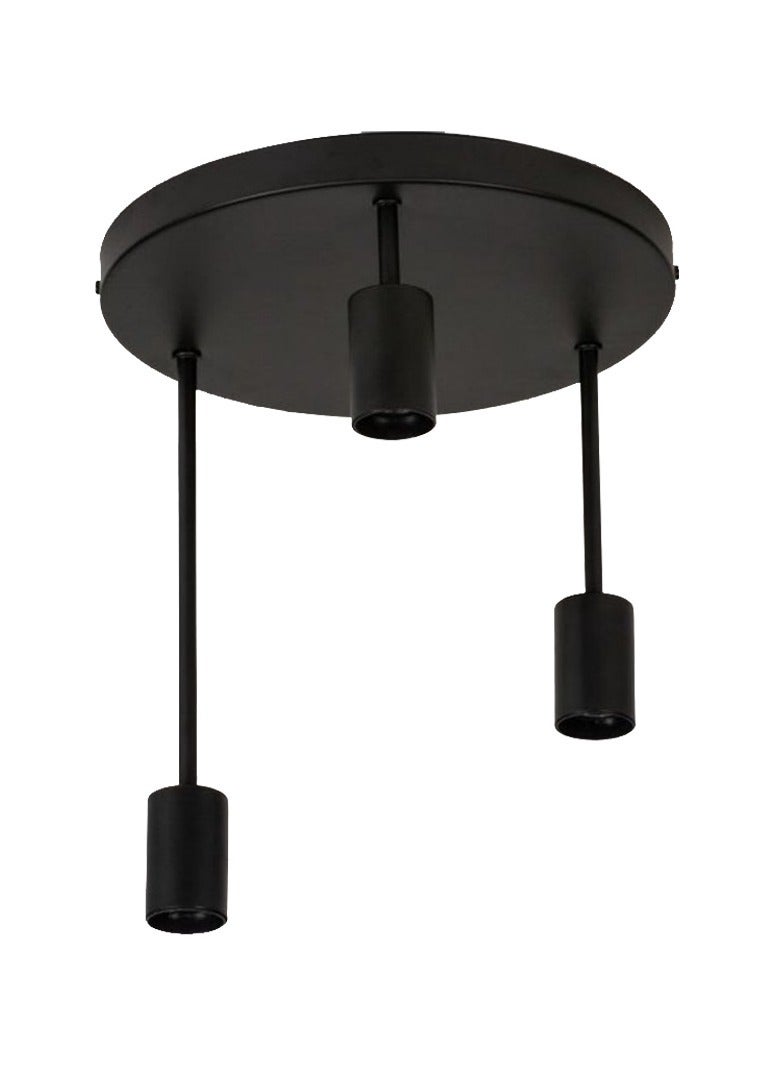 El Rawda Lighting Wired Chandelier - Black