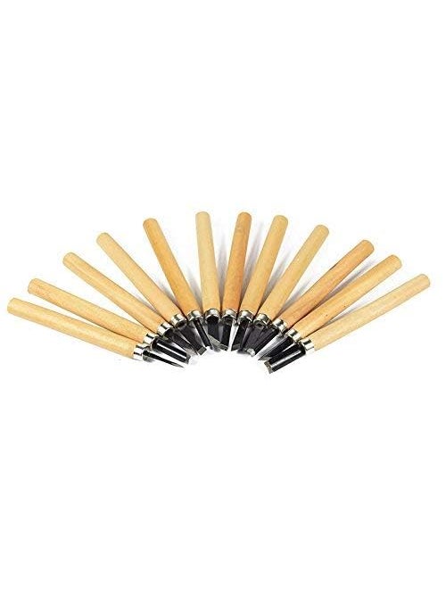 SIRIDHI SIRIDHI Wood Carving Tool Set of 12pcs Chisels Knives Accessories  - Image 4