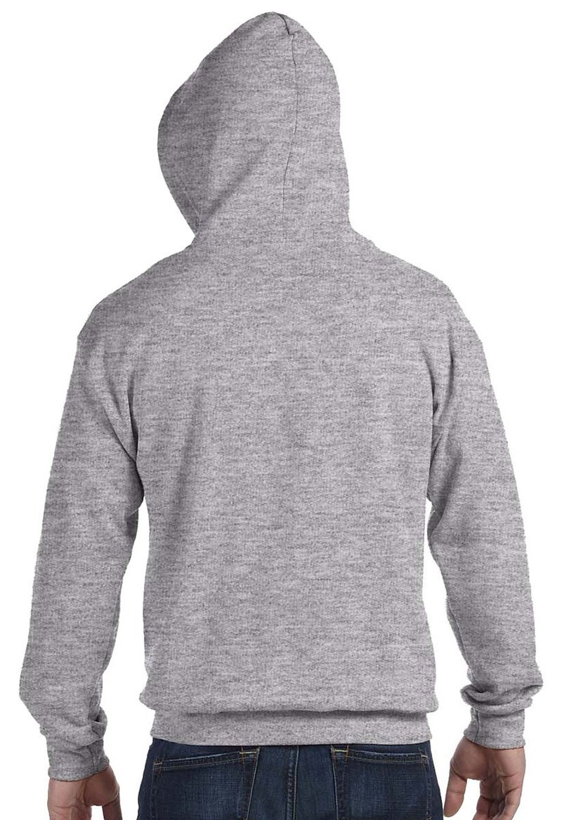 Gildan سويت شيرت هودي بسحاب من جيلدان للبالغين، طراز G18600، أحمر كاردينال، كبير جداً أمريكي - Image 3