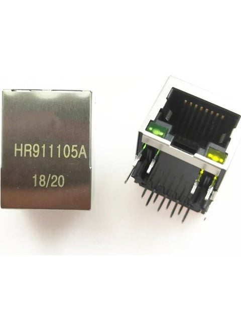 RJ45 HR911105A Ethernet Connection Socket with Transformer