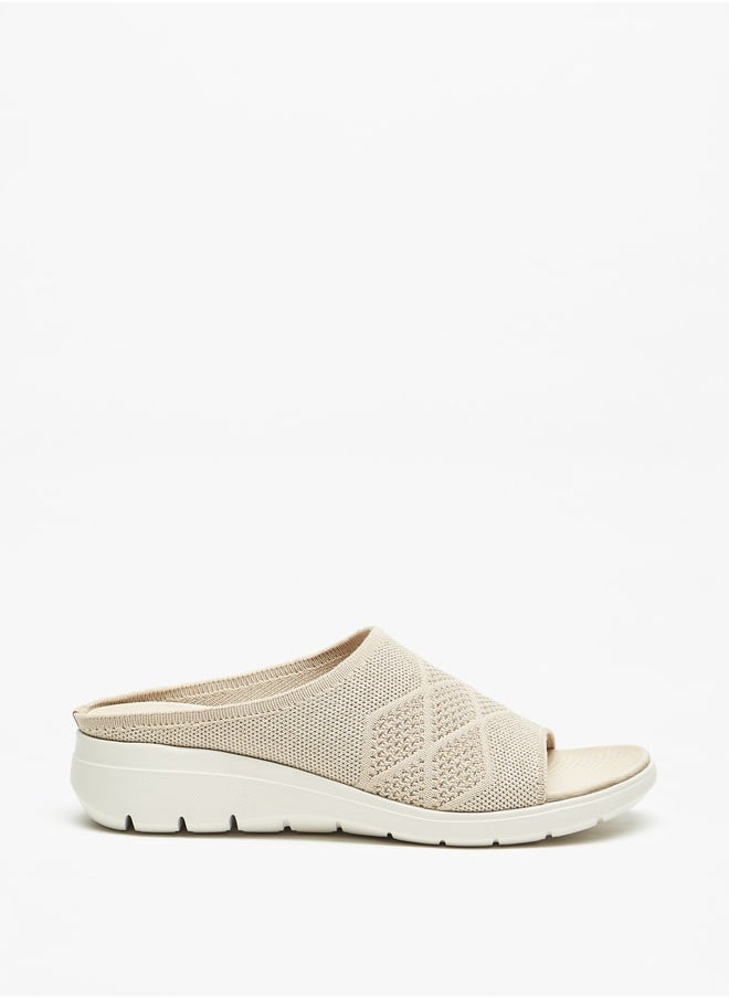 Flora Bella By Shoexpress - Women's Textured Slide Sandals Ramadan Collection - Image 1