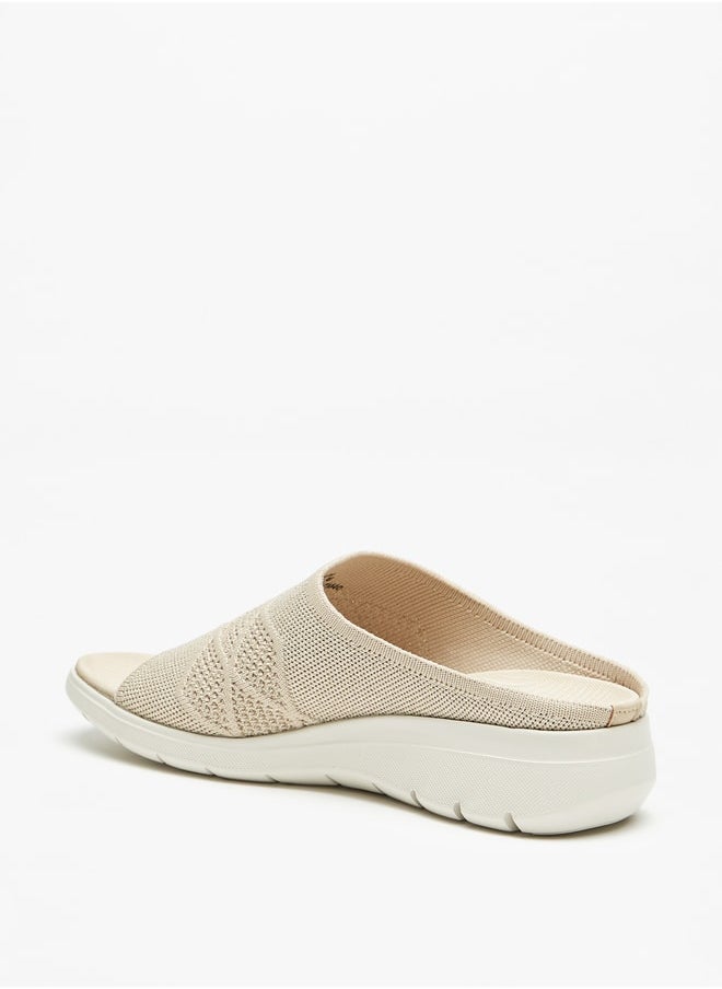 Flora Bella By Shoexpress - Women's Textured Slide Sandals Ramadan Collection - Image 1