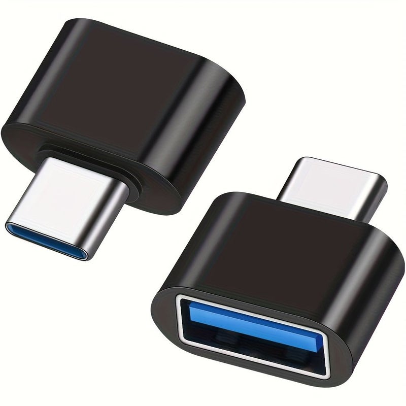 USB C to USB 3.0 Adapter Black 1 Pack High Speed Data Transfer for Type C Devices - Image 1