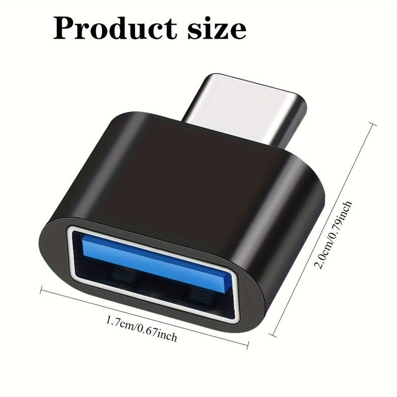 USB C to USB 3.0 Adapter Black 1 Pack High Speed Data Transfer for Type C Devices - Image 3