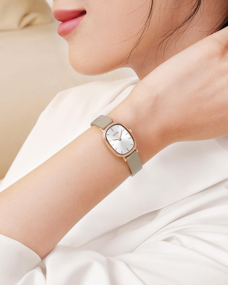 FIYTA Cocoa Series Women's Classic Watch, 2-Hand Quartz, 21mm Oval, 3ATM, Ladies Watches Elegant Gift for Women and Loved Ones - Image 5