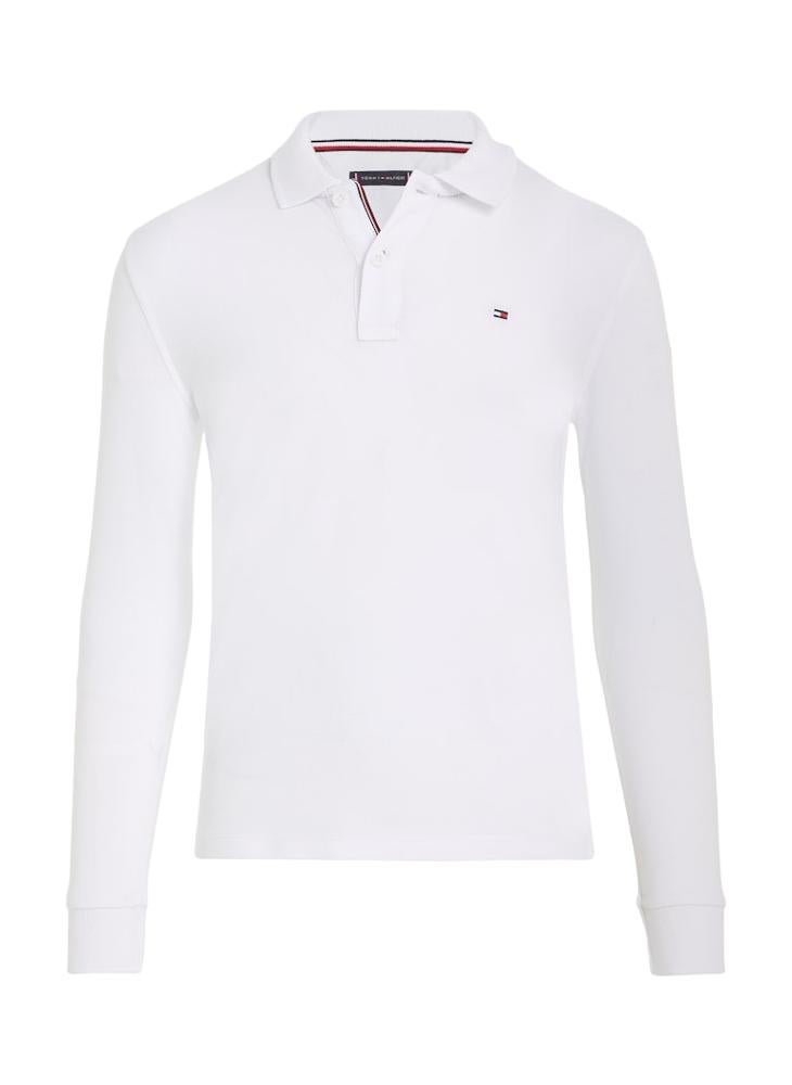TOMMY HILFIGER Essential Regular Fit Long Sleeve Polo Shirt - Image 5