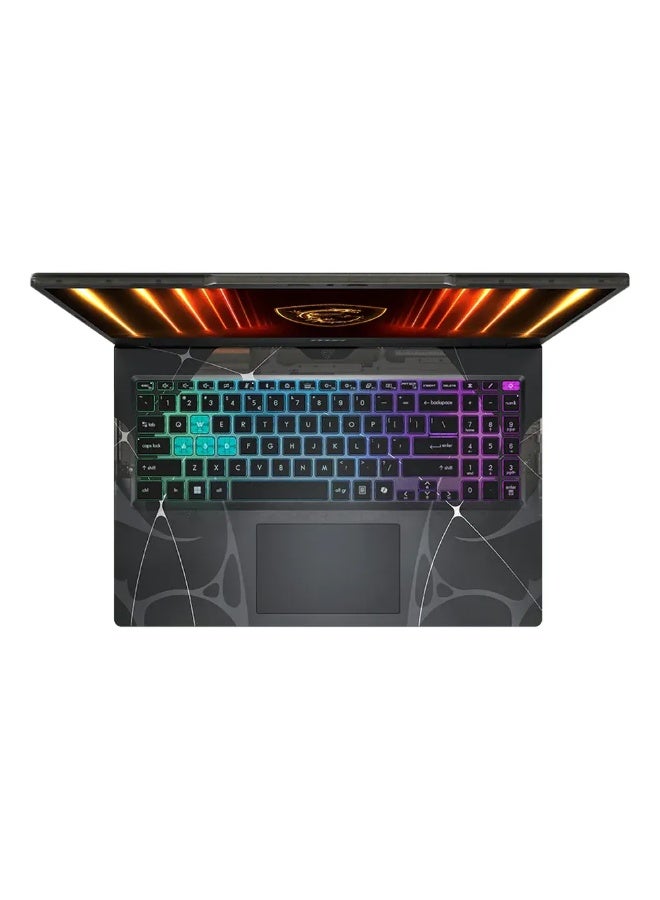 إم اس أي لابتوب سايبورغ A15 AI B2HWFK، معالج AMD Ryzen 7 260، 16GB ذاكرة DDR5، 512GB SSD، بطاقة رسومات NVIDIA RTX 5060 بسعة 8GB، شاشة FHD 15.6" بتردد 144Hz، نظام DOS، لوحة مفاتيح إنجليزية مضاءة، ضمان لمدة سنة | 9S7-15QL42-223 لوحة مفاتيح إنجليزية/عربية - Image 2