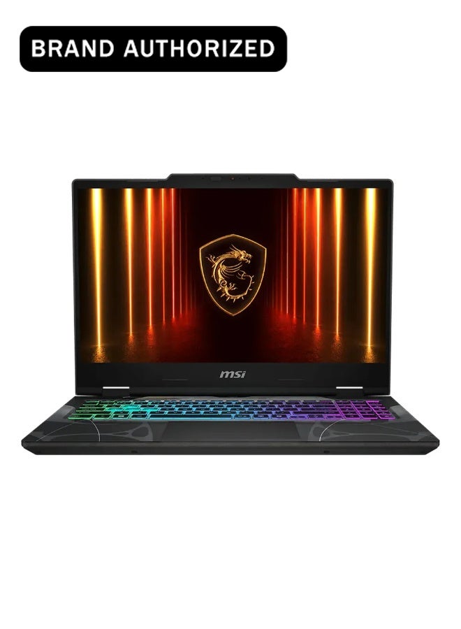 إم اس أي لابتوب سايبورغ A15 AI B2HWFK، معالج AMD Ryzen 7 260، 16GB ذاكرة DDR5، 512GB SSD، بطاقة رسومات NVIDIA RTX 5060 بسعة 8GB، شاشة FHD 15.6" بتردد 144Hz، نظام DOS، لوحة مفاتيح إنجليزية مضاءة، ضمان لمدة سنة | 9S7-15QL42-223 لوحة مفاتيح إنجليزية/عربية - Image 1