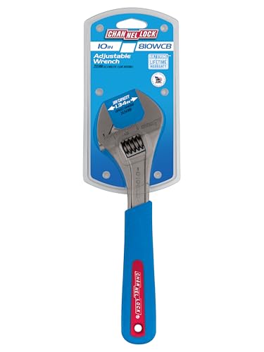 Channellock Adjustable Wrench, 10 in., Chrome, Cushion - Image 3