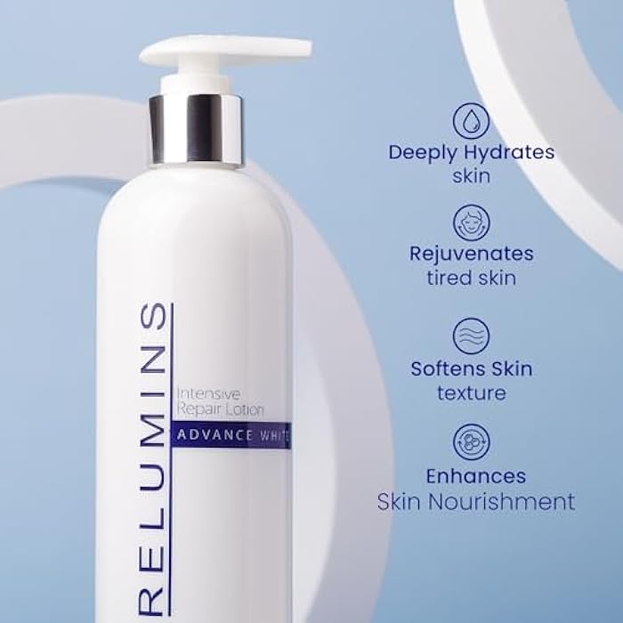Relumins Advanced Hydrating Repair Lotion – Deep Moisturization with Argan Oil and Clair Blanche Complex for Smooth, Soft, Revitalized Skin on Holidays – 300ml Daily Lotion - Image 5