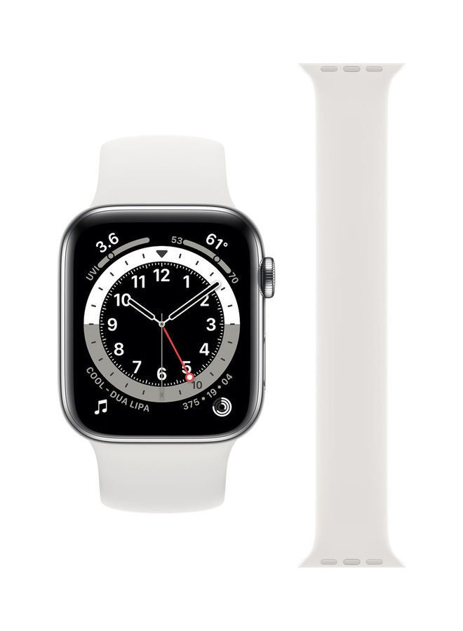 NIBEMINENT Solo Loop Band for Apple Watch White - Image 2