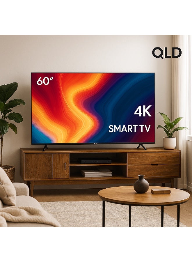 QLD تلفزيون 60 بوصة فريملس DLED 4K UHD، شاشة ذكية Smart TV، webOS Hub، ريموت ماجيك – موديل QLDT-60S4KW1 - Image 4