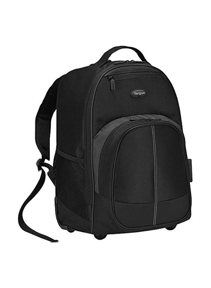 Targus 16 Inch Compact Rolling Backpack, Black - Wheeled Travel Bag, Fits Laptops Up to 16” and MacBook Pros up to 17” (TSB750US)  - Image 2