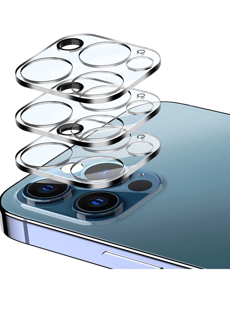 Phone Planet [3 Pack] Camera Lens Protector Compatible with iPhone 12 Pro Max 6.7-inch (2020) [Premium Tempered Glass] [Anti-Scratch] [Case Friendly] 99.99% Transparency - Image 1