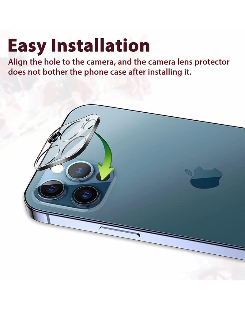 Phone Planet [3 Pack] Camera Lens Protector Compatible with iPhone 12 Pro Max 6.7-inch (2020) [Premium Tempered Glass] [Anti-Scratch] [Case Friendly] 99.99% Transparency - Image 2