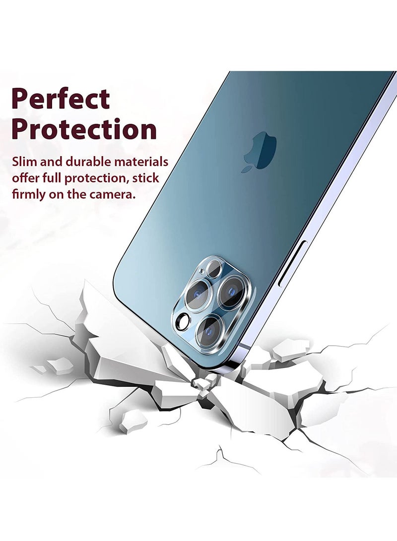 Phone Planet [3 Pack] Camera Lens Protector Compatible with iPhone 12 Pro Max 6.7-inch (2020) [Premium Tempered Glass] [Anti-Scratch] [Case Friendly] 99.99% Transparency - Image 3