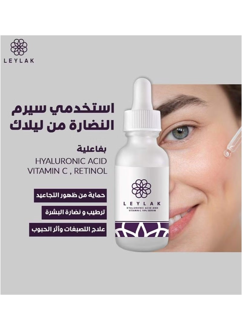 Leylak Leylak Hyalu Vitamin C 10% Serum 30 Ml  - Image 3