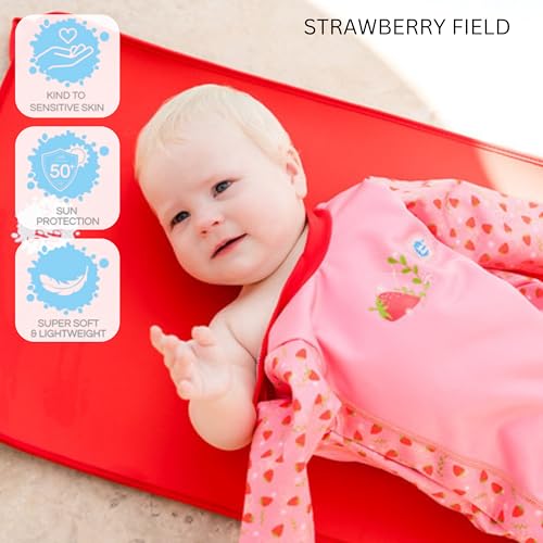 Splash About Warm in One Baby Wetsuit (Strawberry Field, 3-6 Months) - Image 3