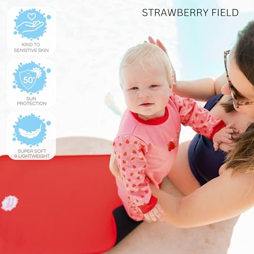 Splash About Warm in One Baby Wetsuit (Strawberry Field, 3-6 Months) - Image 4