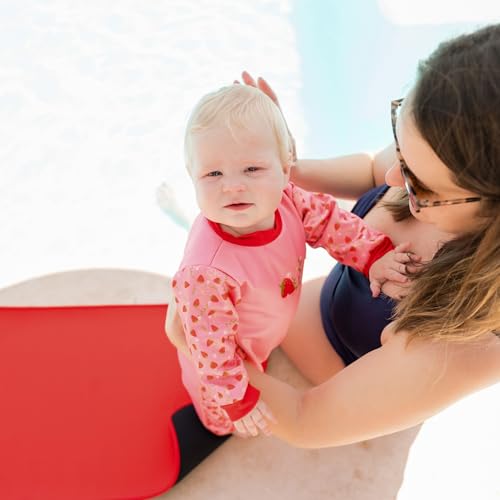 Splash About Warm in One Baby Wetsuit (Strawberry Field, 3-6 Months) - Image 2