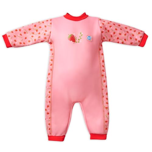 Splash About Warm in One Baby Wetsuit (Strawberry Field, 3-6 Months) - Image 1