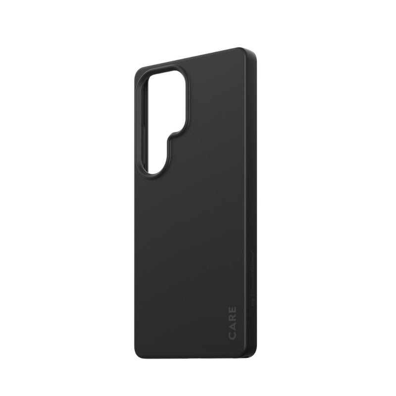 PanzerGlass Care By Panzerglass Fashion Case With Qi Compatibility For Samsung Galaxy S25 Ultra - Slim Design, Smooth Grip, Enhanced Camera Protection, Recycled Plastic, Wireless Charging - Black - Image 4