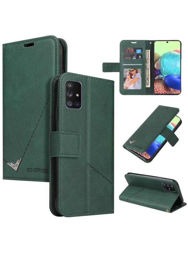 Case For Samsung Galaxy A41 Right Angle Leather Phone Case