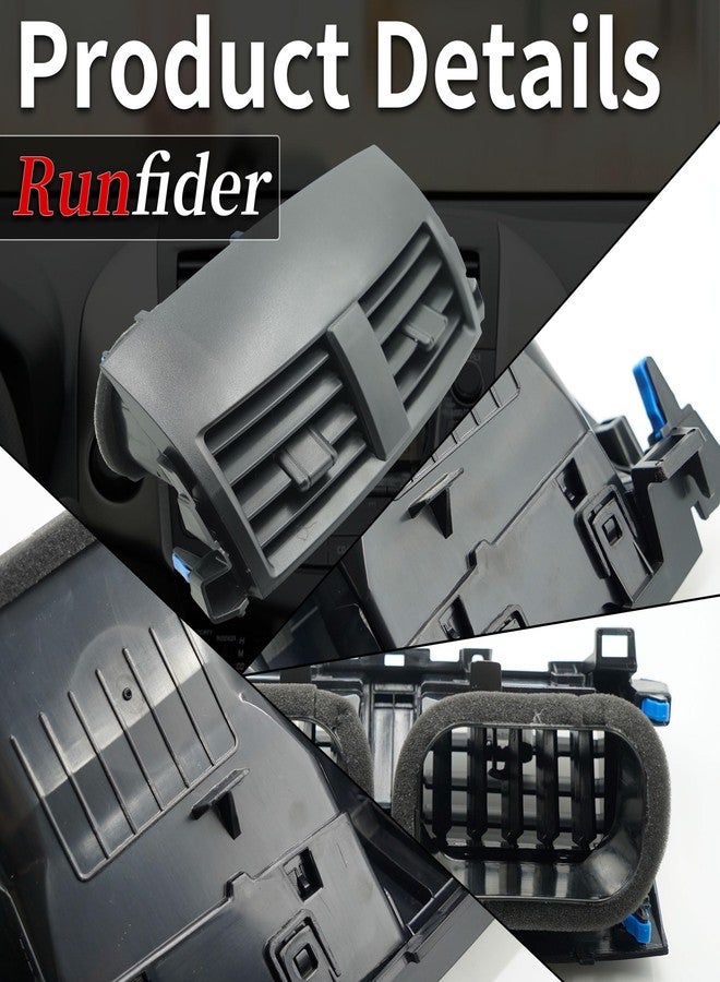 runfider Center Dash A/C Outlet Air Vent Panel Cover for Toyota RAV4 2006 2007 2008 2009 2010 2011 2012 Replaces 55670-42060-B0 55663-42020 55670-0R010 55670-0R010-B0 - Image 4