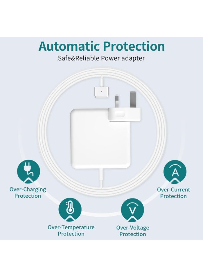 85W Replacement Charger 85W T-Tip power adapter compatible with MacBook Pro 13-inch, 15-inch, and 17-inch Mac Book Air models 11-inch and 13-inch. Released Models in 2012, 2013, 2014, and 2015 - Image 4
