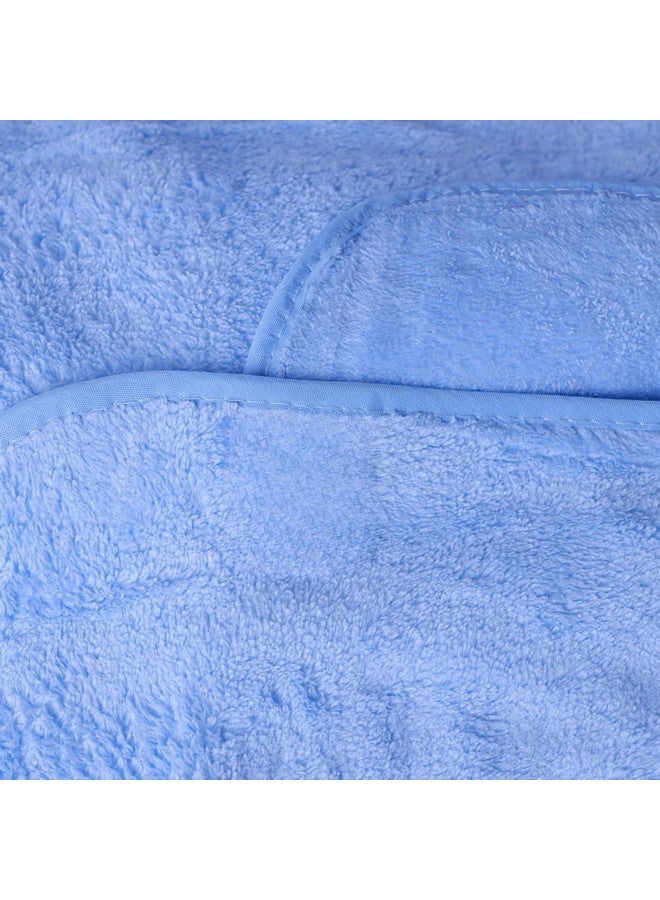 Krujyam Microfiber Large Bath Towels | (70x140) Extra Soft Plush & Quick Dry High Absorbency with Large Size Towels for Bathing (Sky Blue) - Image 5