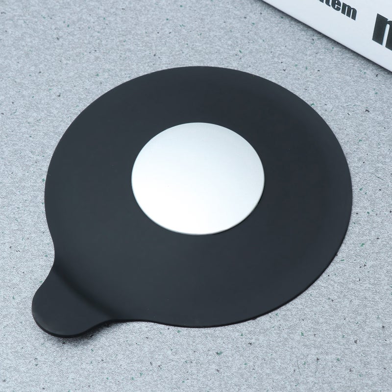 2pcs Silicone Tub Drain Hair Catcher and Bathtub Drain Cover Kitchen Sink Plug Drain Sewer Drain Cover for Home and Hotel （Black） - Image 5