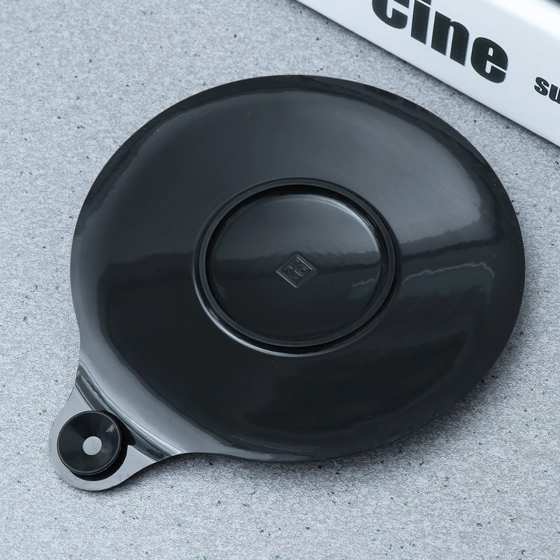 2pcs Silicone Tub Drain Hair Catcher and Bathtub Drain Cover Kitchen Sink Plug Drain Sewer Drain Cover for Home and Hotel （Black） - Image 1
