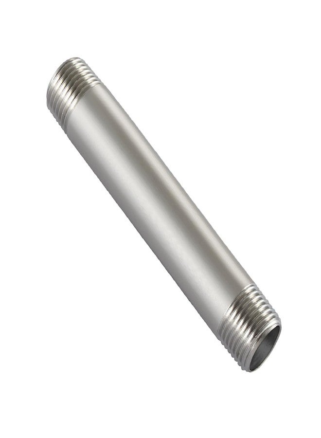 Beduan Stainless Steel Pipe Fittings, NPT Male Threaded Nipple Cast Pipe 3/4" NPT x 3/4" NPT Male 1yf-01070-pfn 1 - Image 1