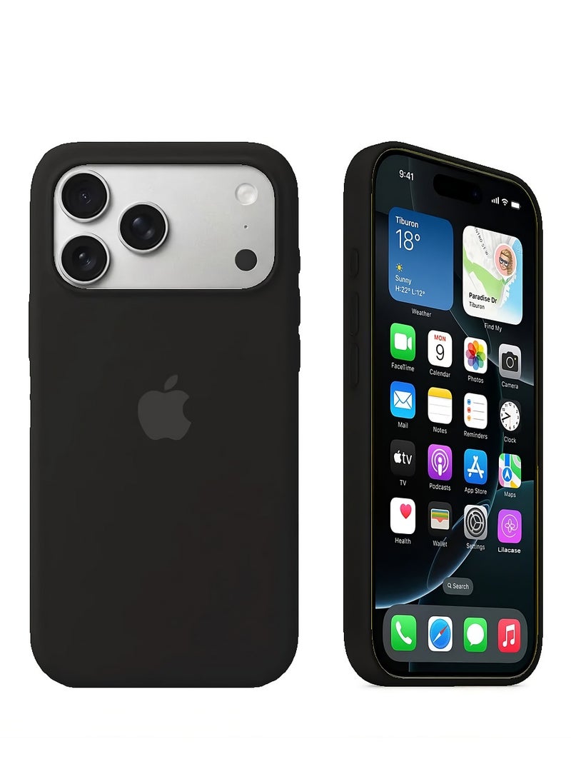 iPhone 17 Pro Max Case Liquid Silicone Soft Microfiber Lining Cover For iPhone 17 Pro Max Shockproof Protective Case For iPhone 17 Pro Max 6.9'' - Image 1