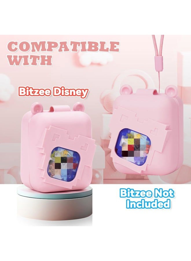 YouKnow Silicone Case for Bitzee Disney Interactive Toy Digital Pet and Case, Protective Skin Sleeve for Bitzee Virtual Electronic Pets Accessories (Case Only) (Pink) - Image 2