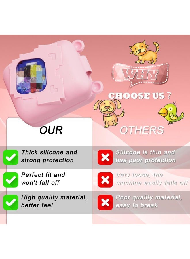 YouKnow Silicone Case for Bitzee Disney Interactive Toy Digital Pet and Case, Protective Skin Sleeve for Bitzee Virtual Electronic Pets Accessories (Case Only) (Pink) - Image 5