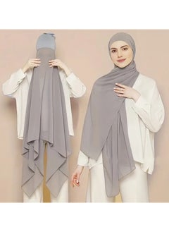 Solid Color Hooded Headscarf Solid Color Convenient Set Headscarf Ramadan CHIFFON INSTANT HIJABS - pzsku/ZA0D2FEAEDD836B415C7EZ/45/_/1738569413/2d8ec9b9-90ee-4ab4-a93a-558a5a365ac0