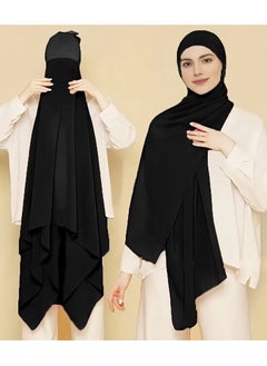 Solid Color Hooded Headscarf Solid Color Convenient Set Headscarf Ramadan CHIFFON INSTANT HIJABS - pzsku/ZA0D2FEAEDD836B415C7EZ/45/_/1738569453/b4f8f5d9-fcbf-4c52-9f5e-24d85ab824db