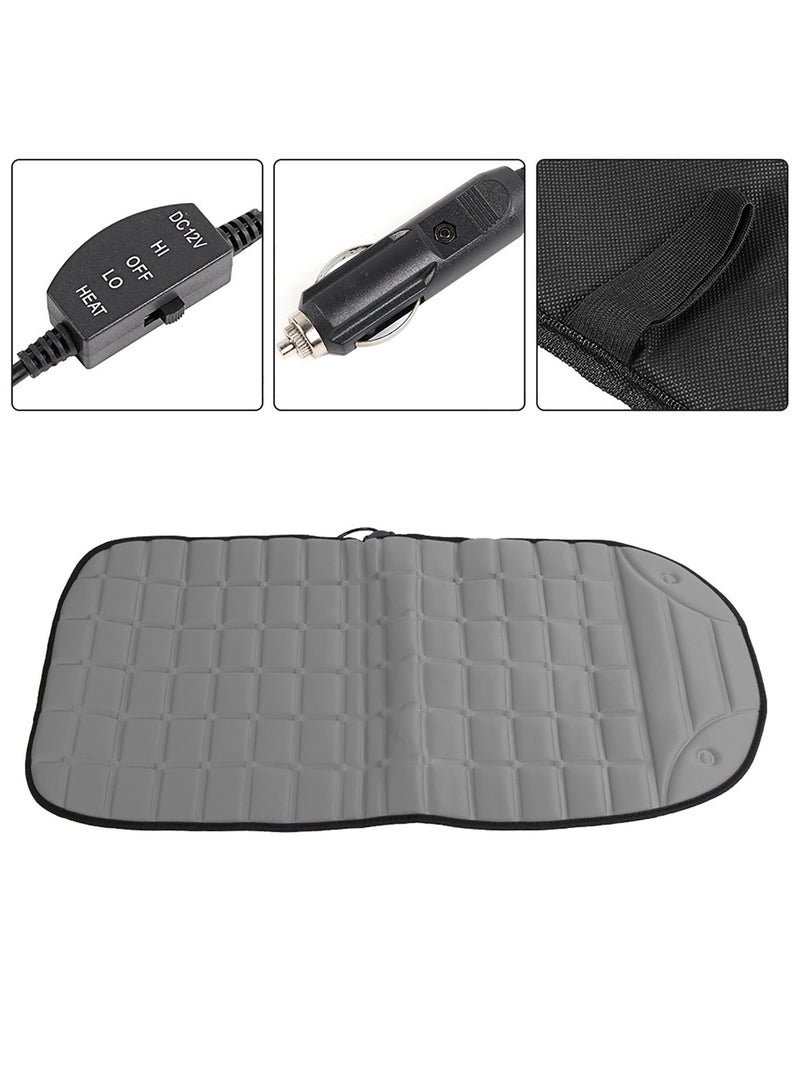 غطاء مقعد السيارة القابل للتعديل درجة الحرارة مع عزل مقاوم للهب، سلك سبيكة سريع التسخين، تصميم مضاد للانزلاق، راحة الشتاء - Image 3