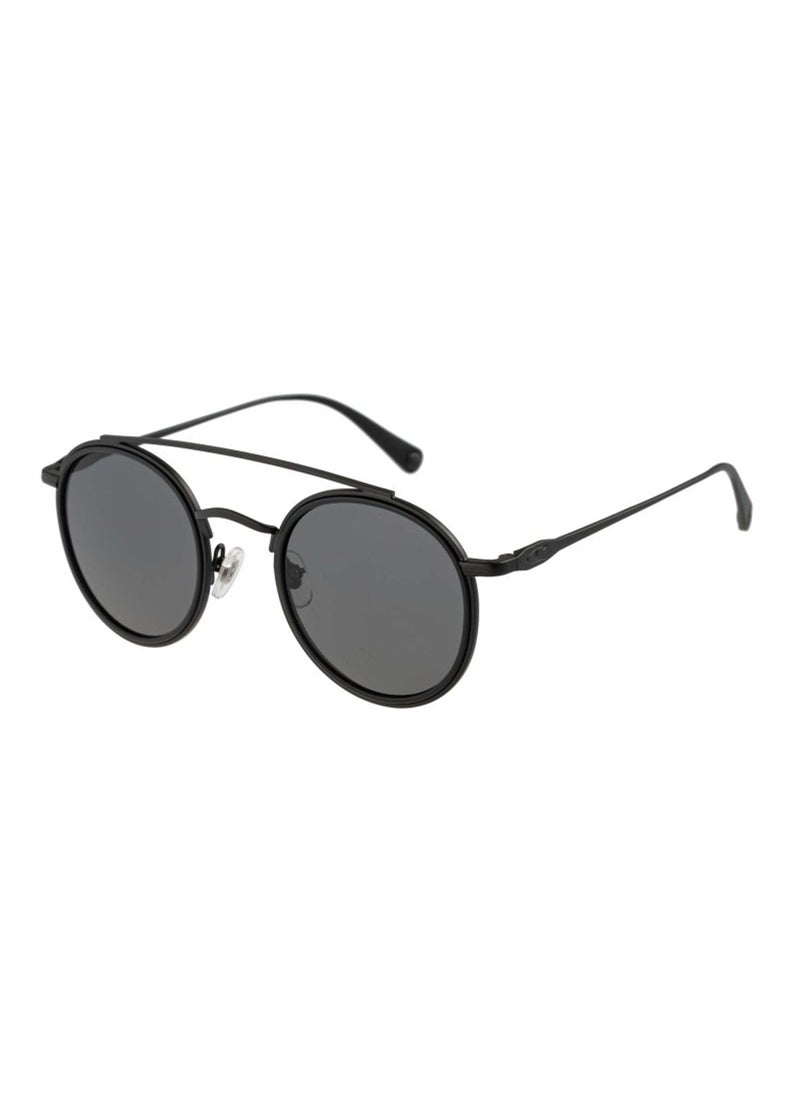 O'NEILL ONS-CARILLO Men Round Polarized Double Bridge Sunglasses Black 50 mm  - Image 1