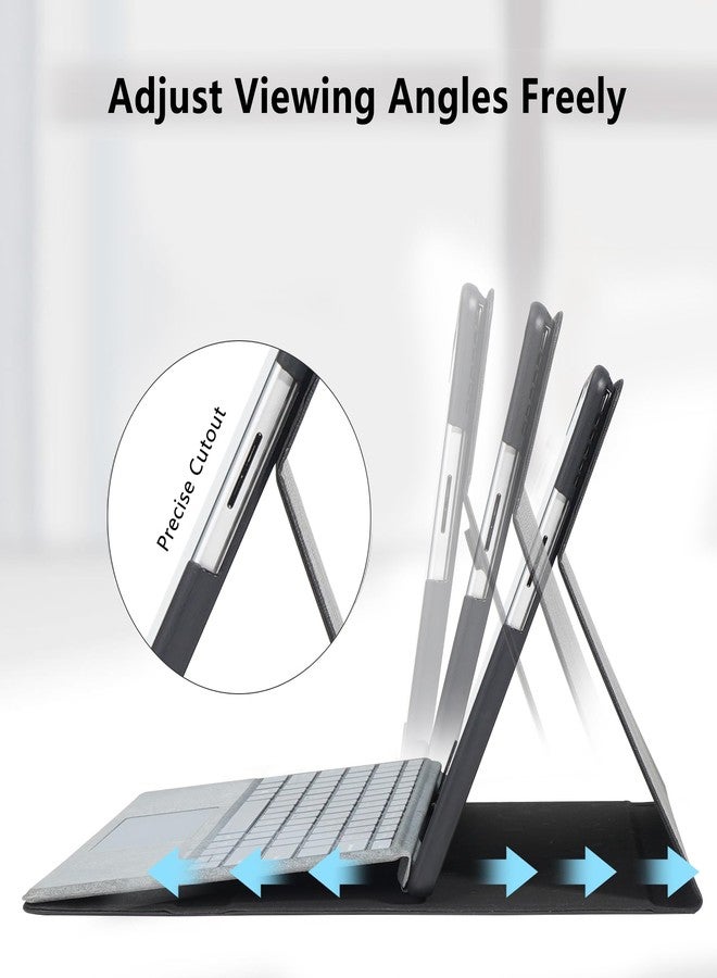 TAIKESEN Protective Case for Microsoft Surface Pro 11/Pro 10/ Pro 9, Durable Stand Support, Compatible with Type Cover Keyboard, Accessory Bag Included, Grey Color - Image 2