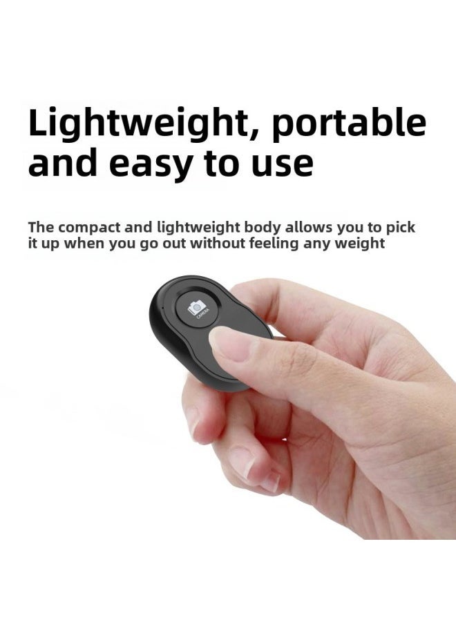 Private Model Bluetooth Selfie Android/IOS System Smart Photo Wireless Remote Button Remote Control Selfie-Color:White + Pe Bag + Manual - Image 2