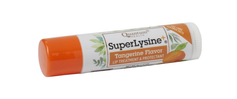 Quantum Health Super Lysine+ Coldstick, Tangerine Flavored - Soothes, Moisturizes, Protects Lips, Herbal Lip Balm, Spf 21, 5 Gm - Image 1