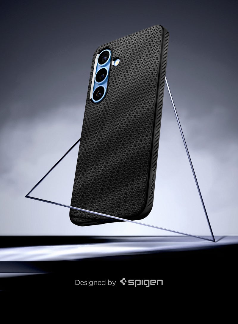 Spigen Liquid Air Samsung Galaxy S25 Case Cover - Matte Black - Image 3