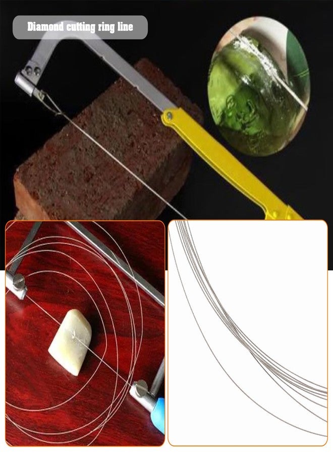 أوتوتك منشار سلكي دائري لقطع الماس من OTOTEC، قطعتان، سمك 2 متر، 0.15 مم، منشار سلكي ماسي فائق الدقة مناسب لقطع بلاط السيراميك والمواد الحجرية - Image 2