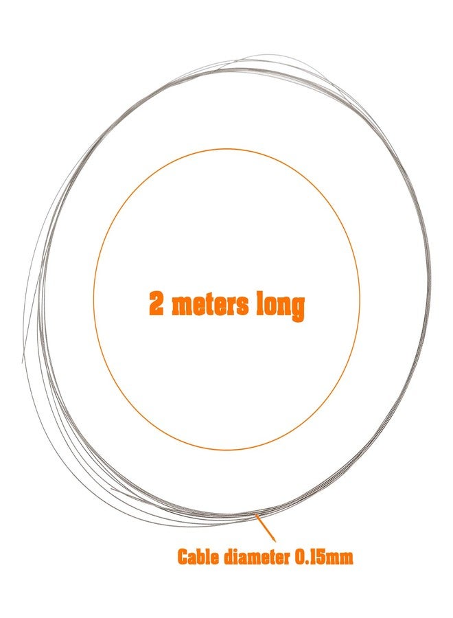 أوتوتك منشار سلكي دائري لقطع الماس من OTOTEC، قطعتان، سمك 2 متر، 0.15 مم، منشار سلكي ماسي فائق الدقة مناسب لقطع بلاط السيراميك والمواد الحجرية - Image 4