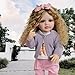 KOKOMANDY Lifelike Reborn Baby Dolls Full Body Silicone 22 inch Toddler Reborn Doll Girl Looking Real Life Realistic Newborn Baby with Curly Brown Hair Anatomically Correct Dolls Toys Age 3 - Image 2